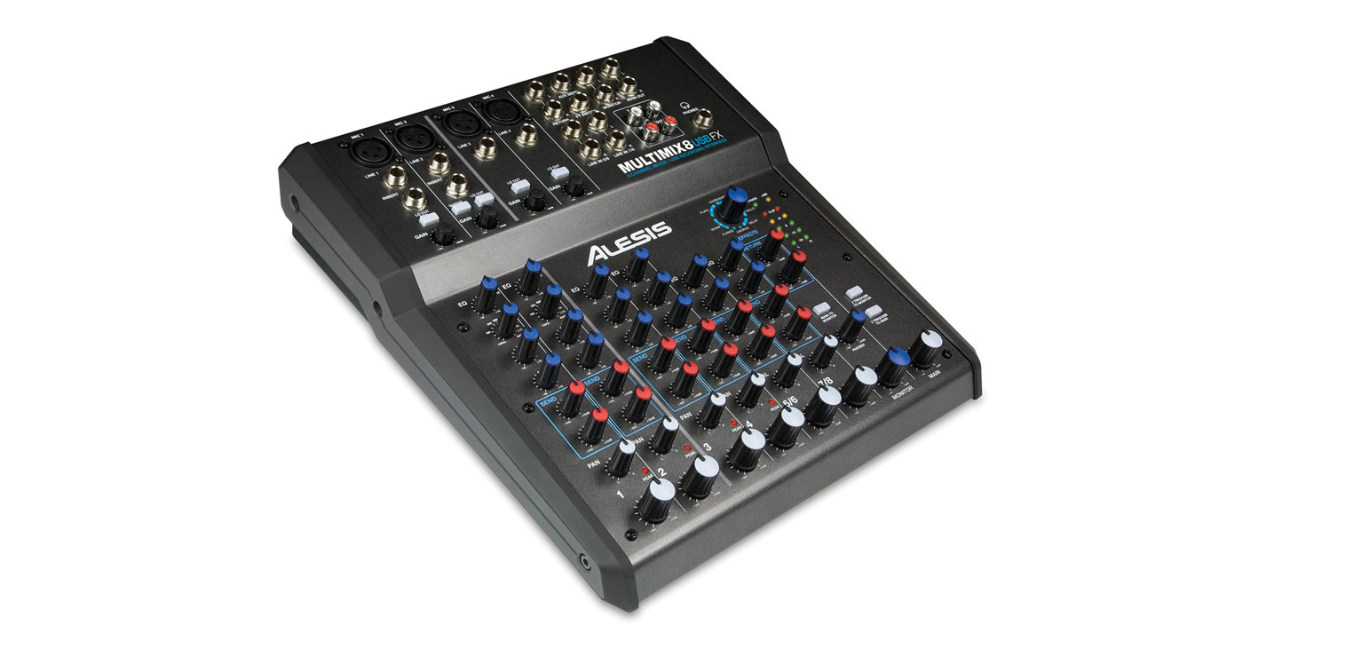 製品情報：MultiMix 8 USB FX：Alesis