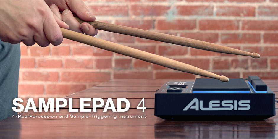 大得価セール即決◆新品◆送料無料Alesis SAMPLE PAD 4 / 4パッド・プロフェッショナル・ドラムパッド 電子ドラム