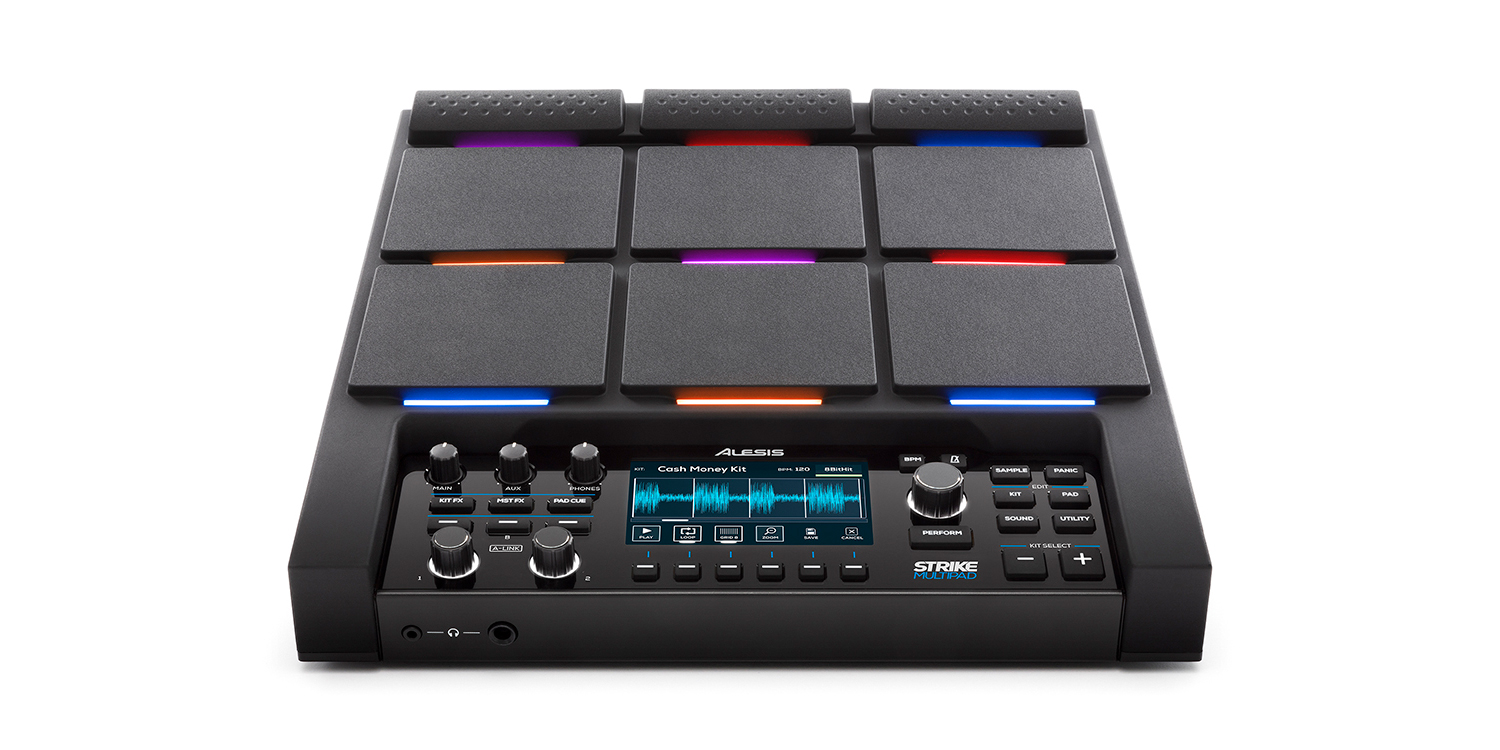 ALESIS STRIKE MULTIPAD クランプ・純正リュック付き！ 製品情報：STRIKE MULTIPAD：Alesis