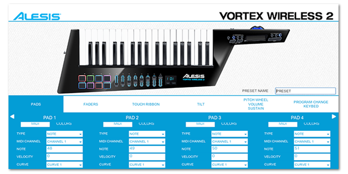 製品情報：VORTEX WIRELESS 2：Alesis